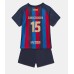 Billige Barcelona Andreas Christensen #15 Hjemmetrøye Barn 2022-23 Kortermet (+ korte bukser)